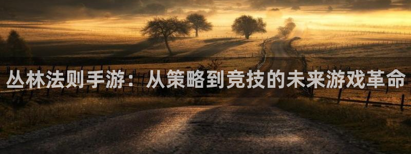 恒盛娱乐注册：丛林法则手游：从策略到竞技的未来游戏革命